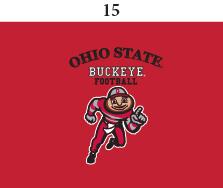 Ohio State Infant Lap Shoulder Creeper Print