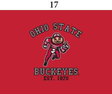 Ohio State Toddler Short Sleeve T Shirt Print