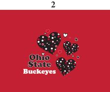 Ohio State Toddler Short Sleeve T Shirt Print