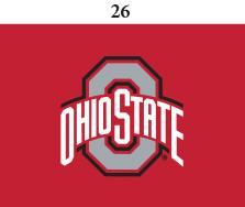 Ohio State Infant Lap Shoulder Creeper Print