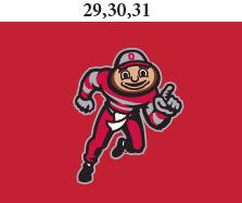 Ohio State Infant Lap Shoulder Creeper Print