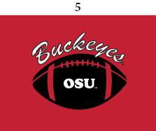 Ohio State Infant Lap Shoulder Creeper Print