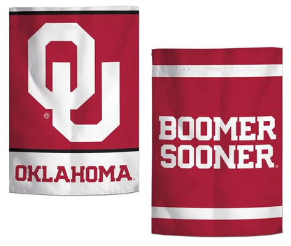 Oklahoma Sooners Garden Flag 2 Sided Boomer Sooner OU