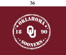 Oklahoma Infant Lap Shoulder Creeper Print