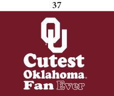 Oklahoma Infant Lap Shoulder Creeper Print