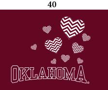 Oklahoma Infant Lap Shoulder Creeper Print