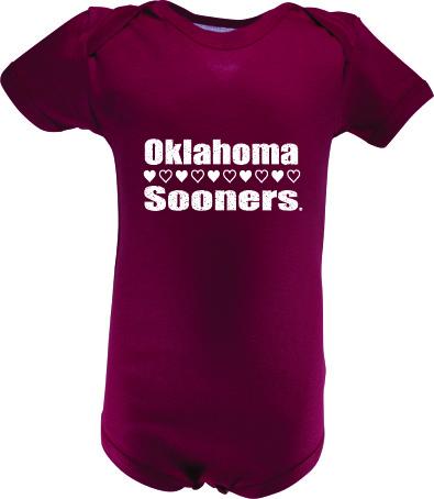 Oklahoma Infant Lap Shoulder Creeper Print
