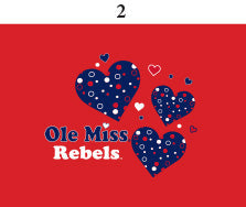 Ole Miss Infant Lap Shoulder Creeper Print