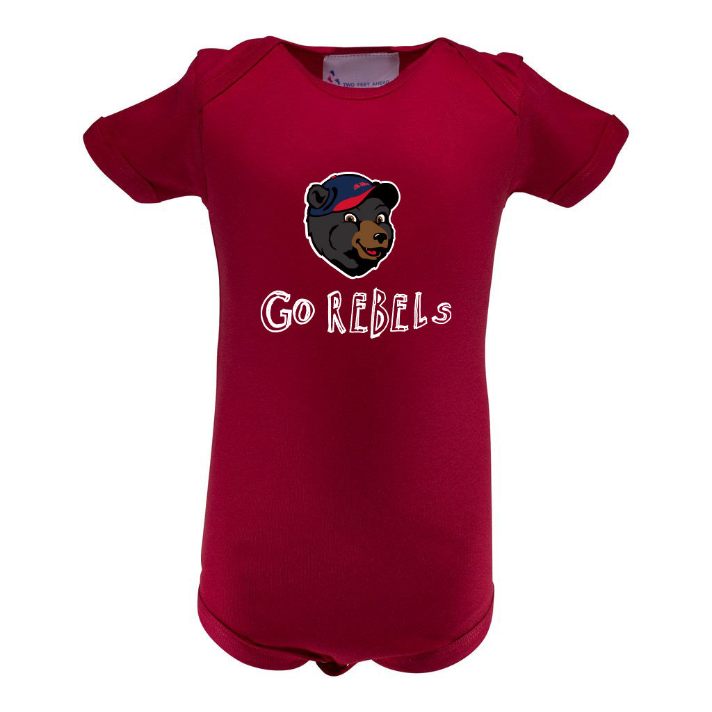 Ole Miss Infant Lap Shoulder Creeper Print