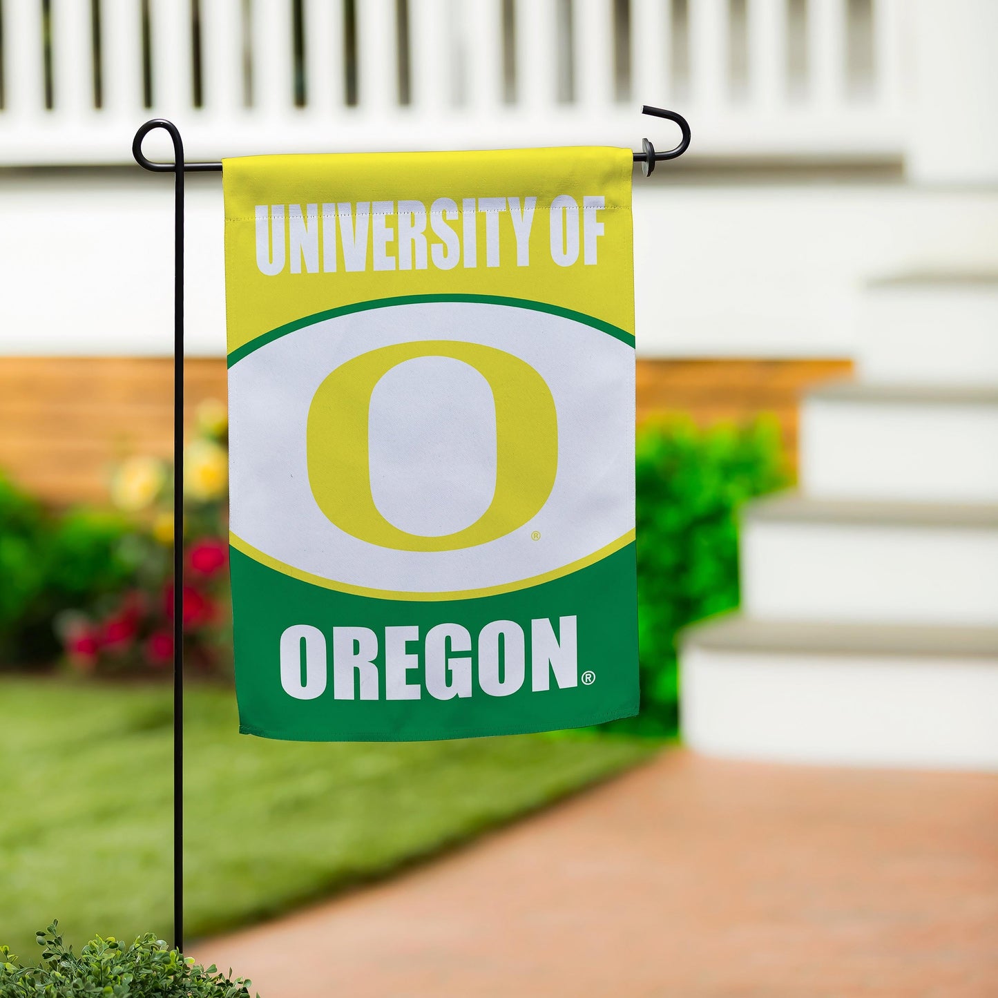 Oregon Ducks 2 Sided Garden Flag