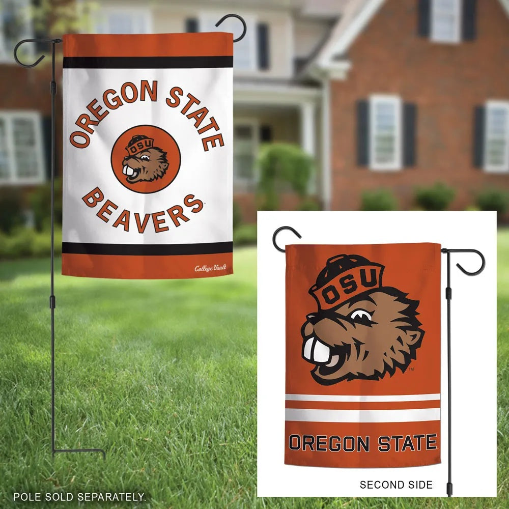 Oregon State College Vault Garden Flag 2 Sided