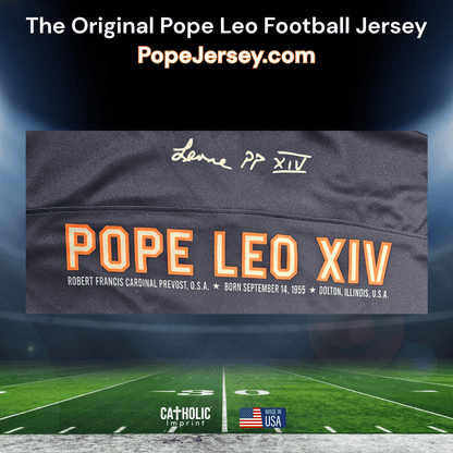 Pope Leo XIV Chicago Fan Football Jersey