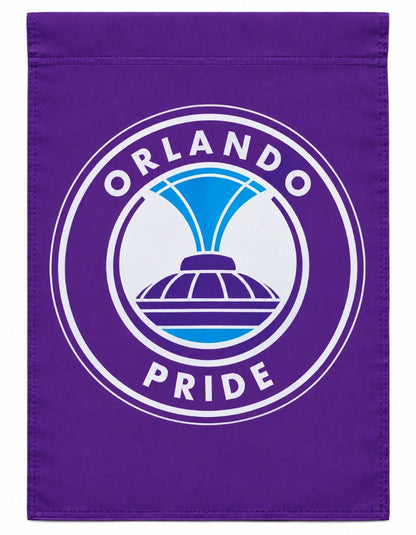 Orlando Pride Purple 2 Sided Garden Flag
