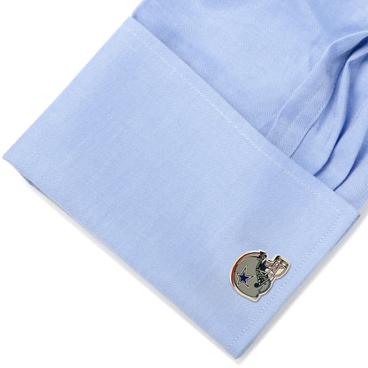 NFL Dallas Cowboys Throwback Helmet Cufflinks