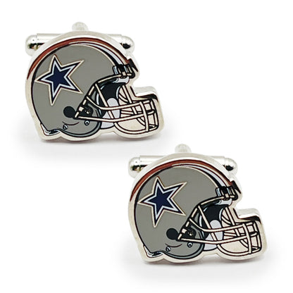 NFL Dallas Cowboys Throwback Helmet Cufflinks