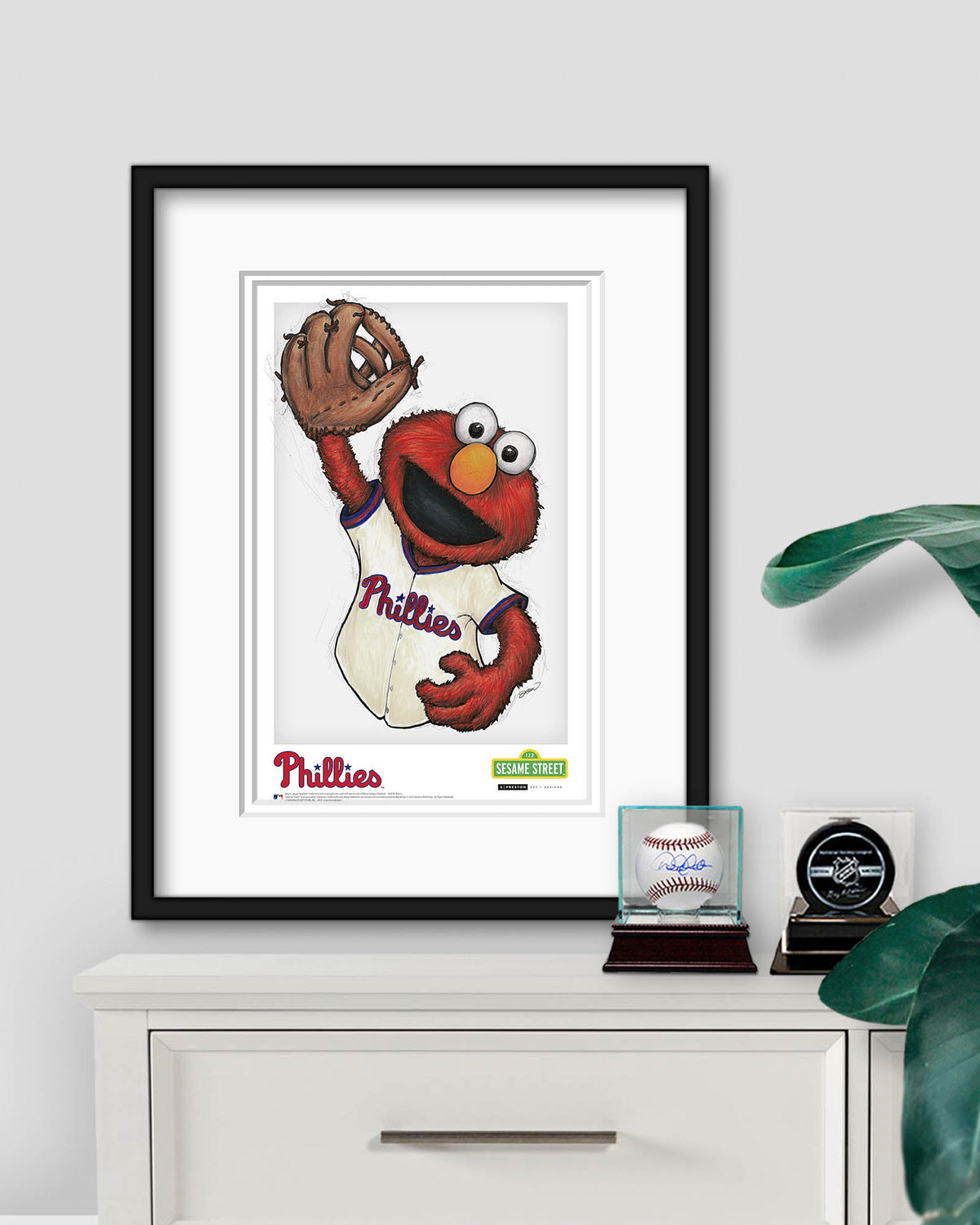 ELMO x MLB Phillies Limited Edition Art Print