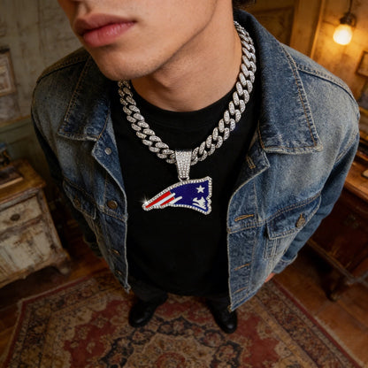 New England Emblem Pendant Necklace — Exclusive Gifts for New England