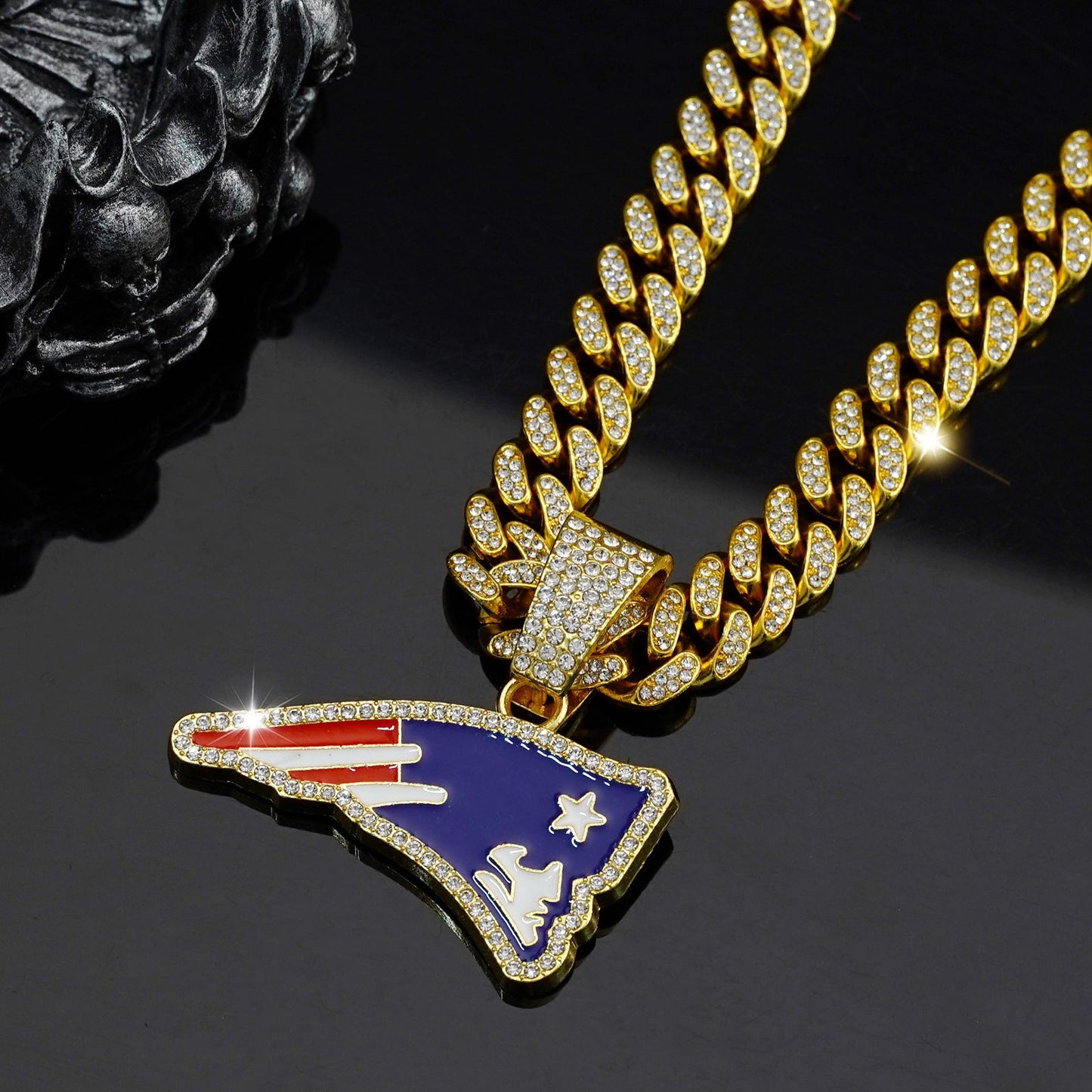 New England Emblem Pendant Necklace — Exclusive Gifts for New England