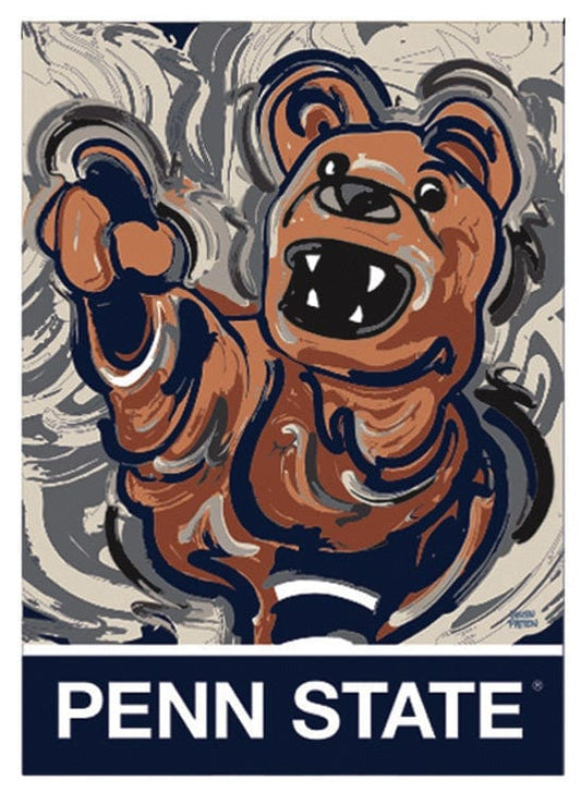 Penn State Garden Flag 2 Sided Justin Patten Logo
