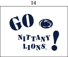 Penn State Infant Lap Shoulder Creeper Print