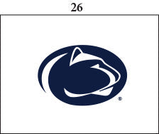 Penn State Infant Lap Shoulder Creeper Print
