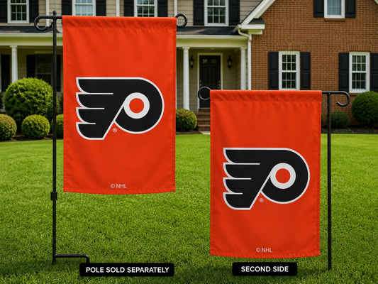 Philadelphia Flyers Garden Flag 2 Sided Applique Logo