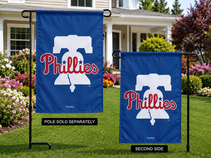 Philadelphia Phillies 2 Sided Garden Flag - Applique