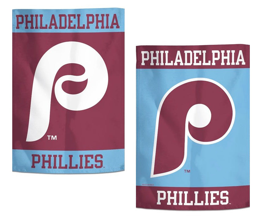 Philadelphia Phillies 2 Sided Retro Garden Flag