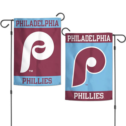 Philadelphia Phillies 2 Sided Retro Garden Flag
