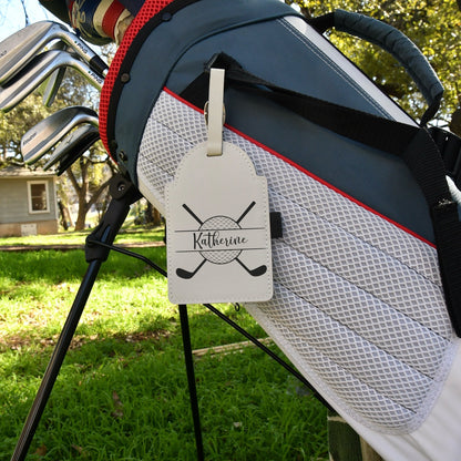 Texas A&M Leather Golf Tee Holder