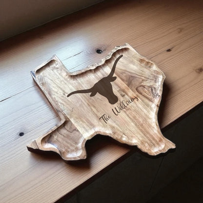 Texas Longhorns Texas Serving Tray