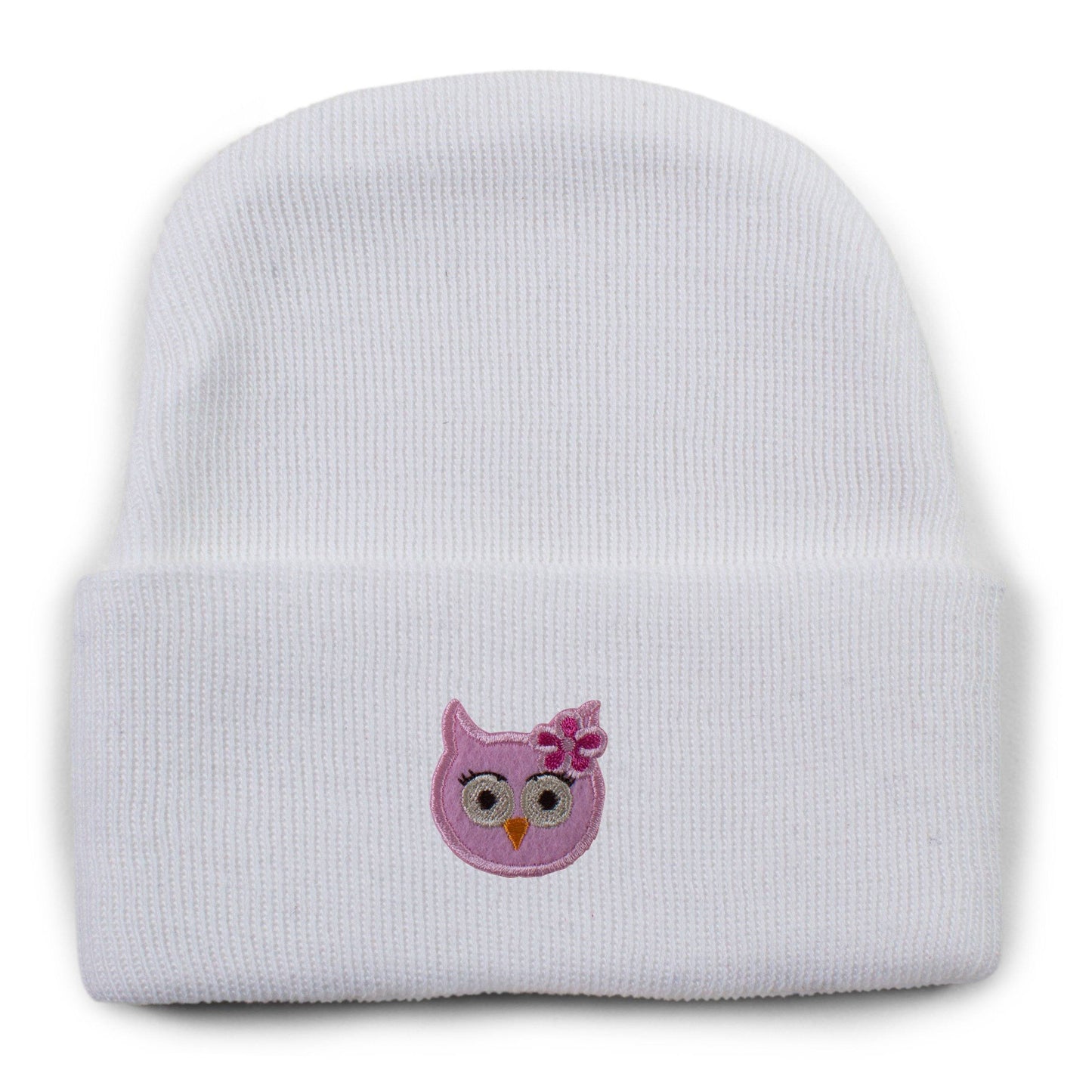 Baby Appliqued Knit Cap