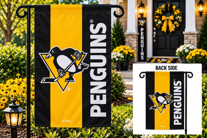 Pittsburgh Penguins 2 Sided Embellished Garden Flag