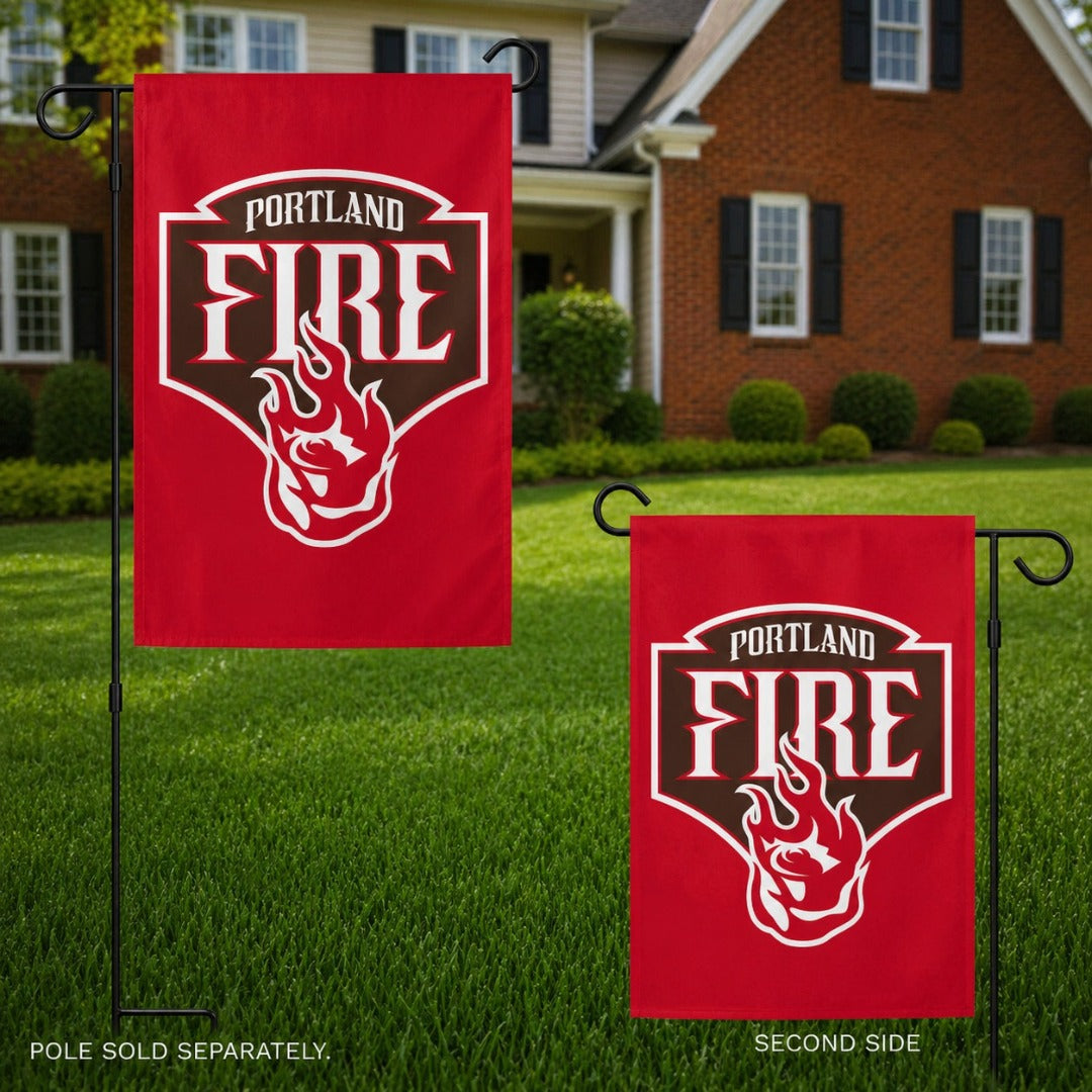 Portland Fire 2 Sided Garden Flag