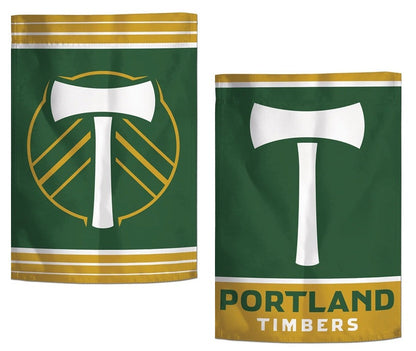 Portland Timbers Garden Flag 2 Sided Logo