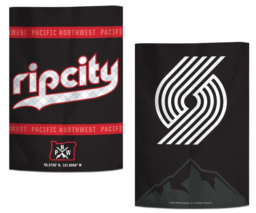 Portland Trail Blazers City Garden Flag 2 Sided
