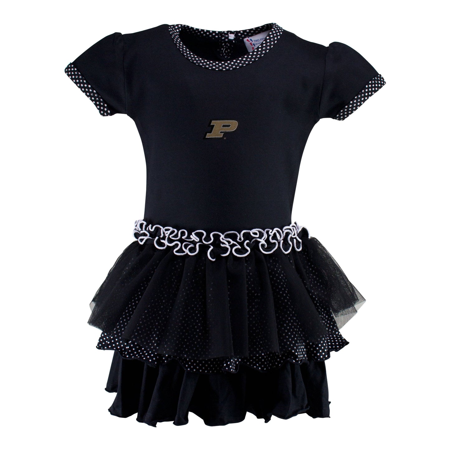 Purdue Pin Dot Tutu Dress
