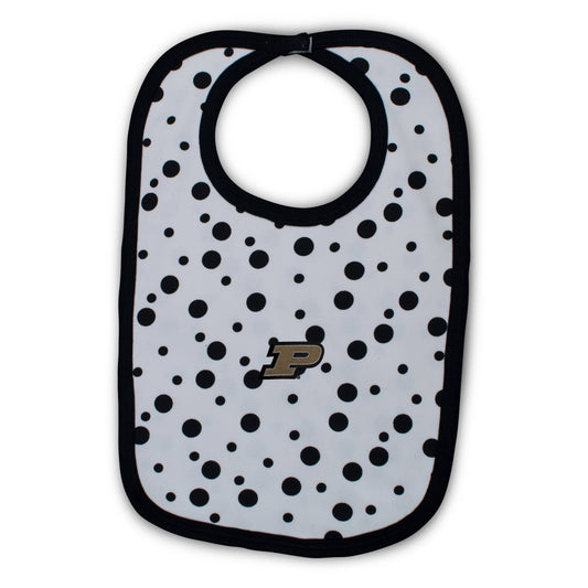 Purdue Polka Dot Bib