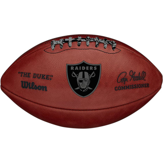Las Vegas Raiders Metallic Duke Football