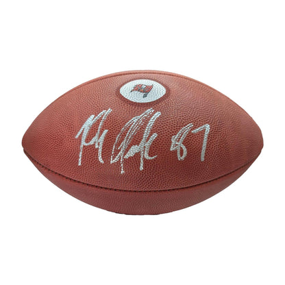 Rob Gronkowski Autographed Tampa Bay Buccaneers Wilson Duke Official NFL Logo Football