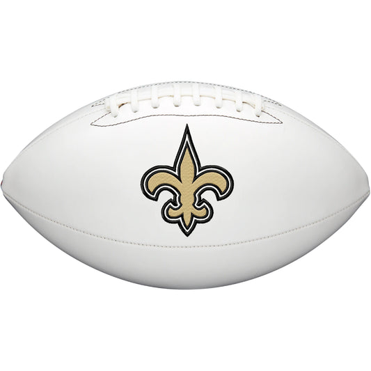 New Orleans Saints Embroidered Logo Autograph Edition Football