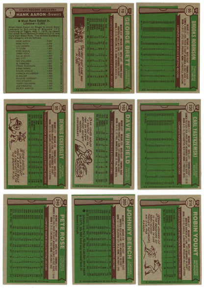 1976 TOPPS BASEBALL COMPLETE SET BREAK – 18 CARDS PER BOX! 2 HOFers IN EACH BOX!