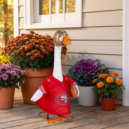 San Francisco 49ers  Porch Goose Outfit for 21-Inch Goose