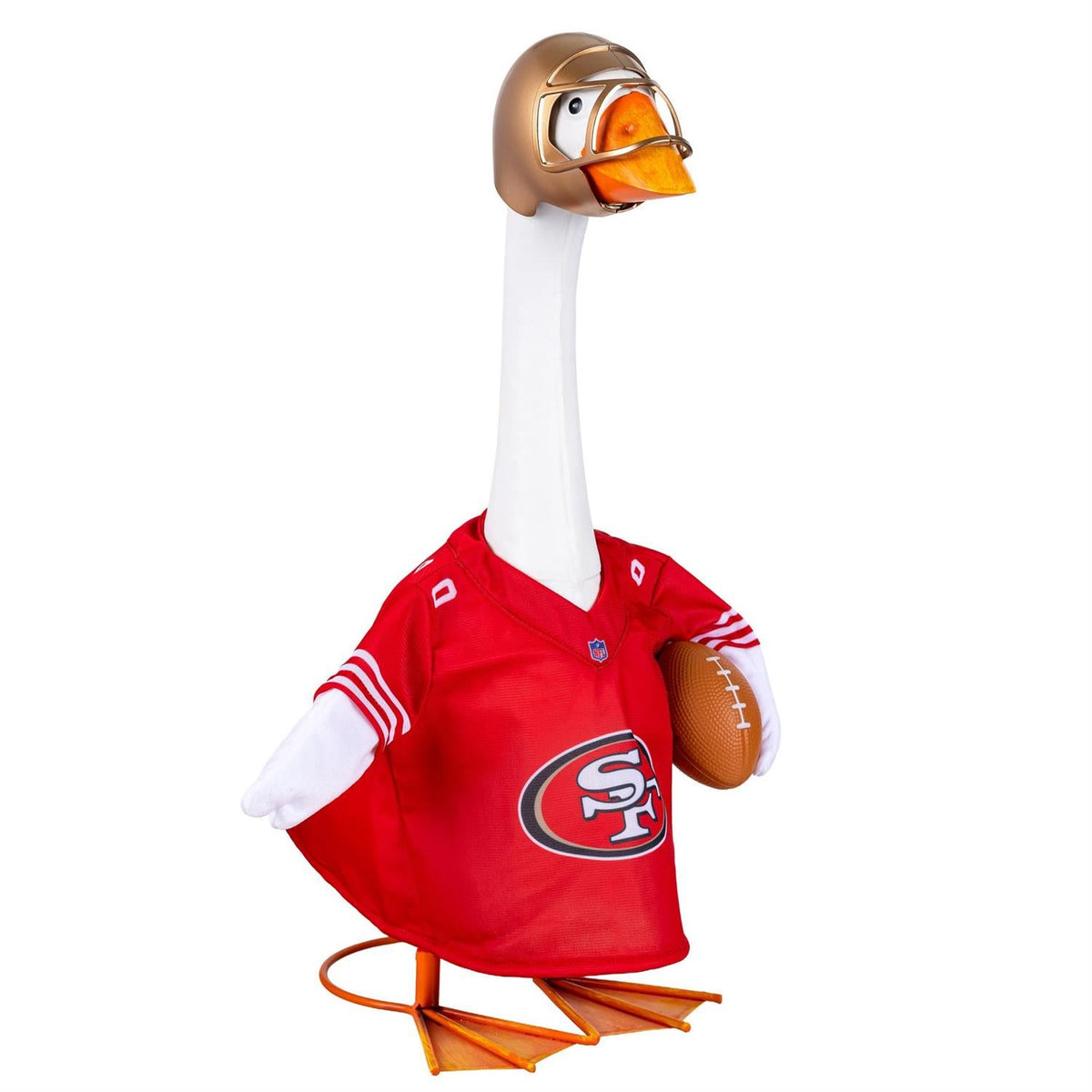 San Francisco 49ers  Porch Goose Outfit for 21-Inch Goose