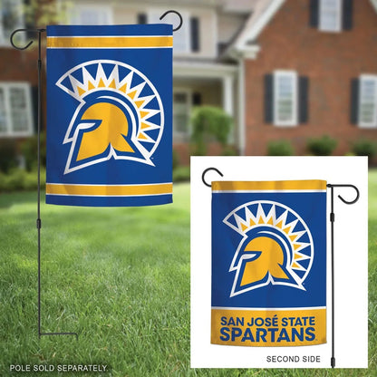 San Jose State Spartans 2 Sided Garden Flag