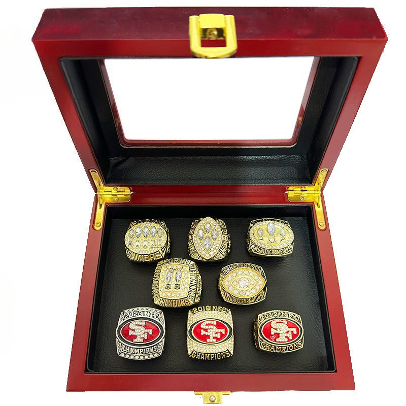 8-Piece San Francisco Championship Replica Ring Set