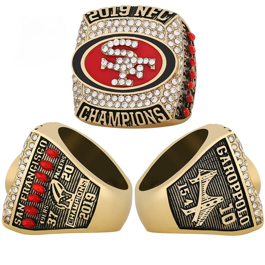 8-Piece San Francisco Championship Replica Ring Set