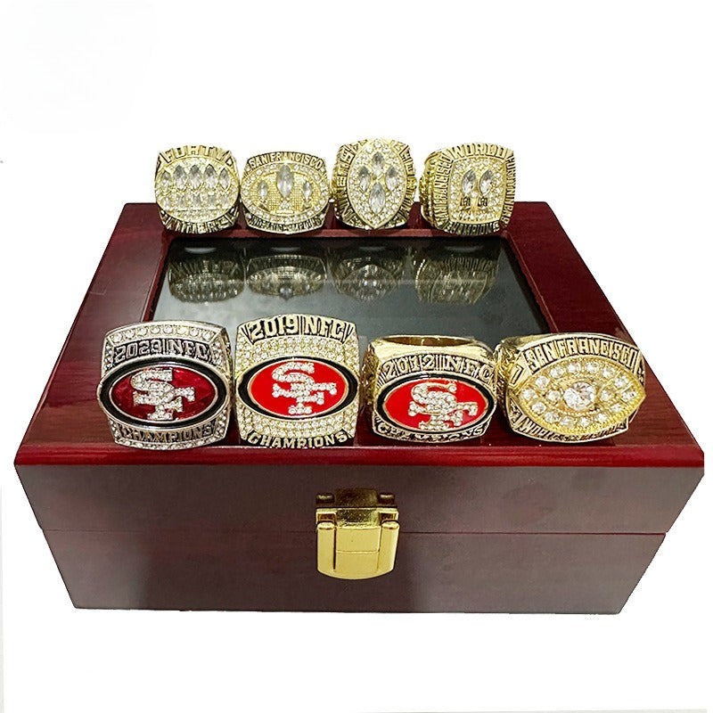 8-Piece San Francisco Championship Replica Ring Set