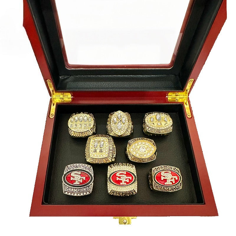 8-Piece San Francisco Championship Replica Ring Set