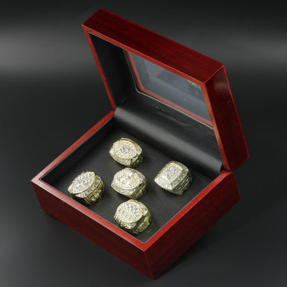 San Francisco Championship Ring Set – Football Championship Replica Rings Collection with Premium Wooden Display Box